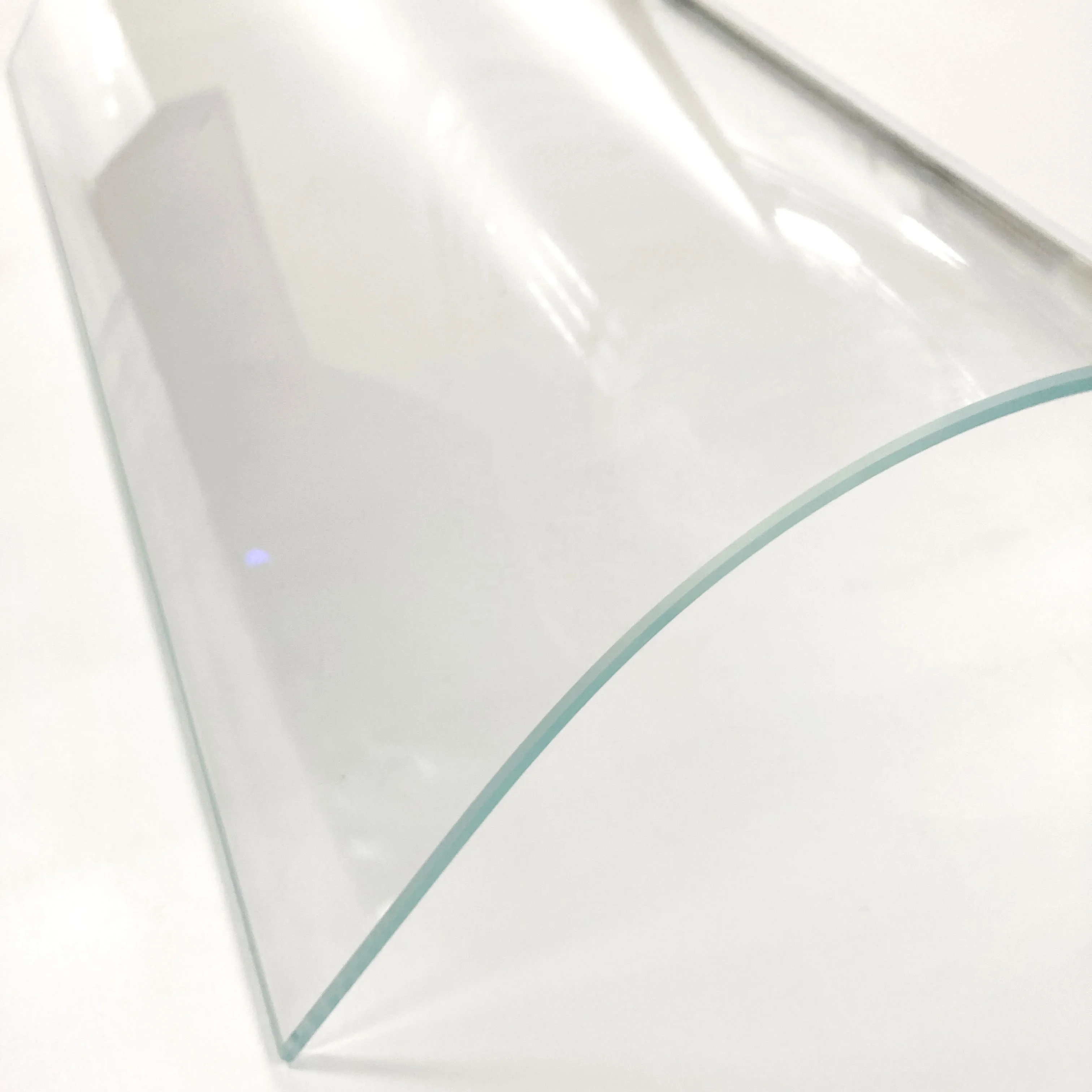 Customized Hot Bending Glass Curved Toughened Glass 10mm 12mm 14mm  For Pot Covers