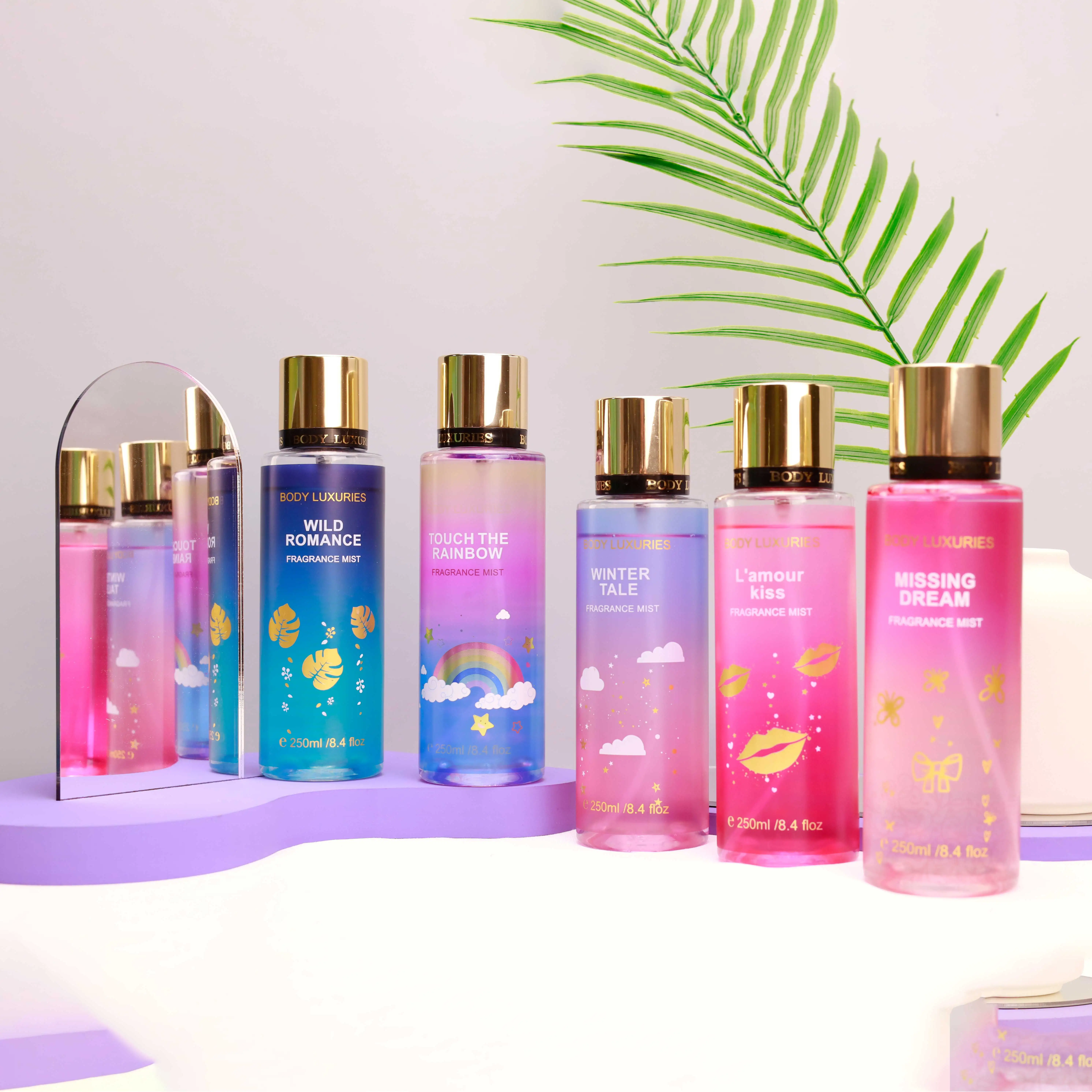 Luxury fragrance body spray perfumes original 250ml body spray wholesale perfume parfums