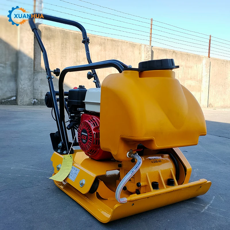 80kg rubber hand operated sand earth rammer forward and reverse wacker plate compactor from china