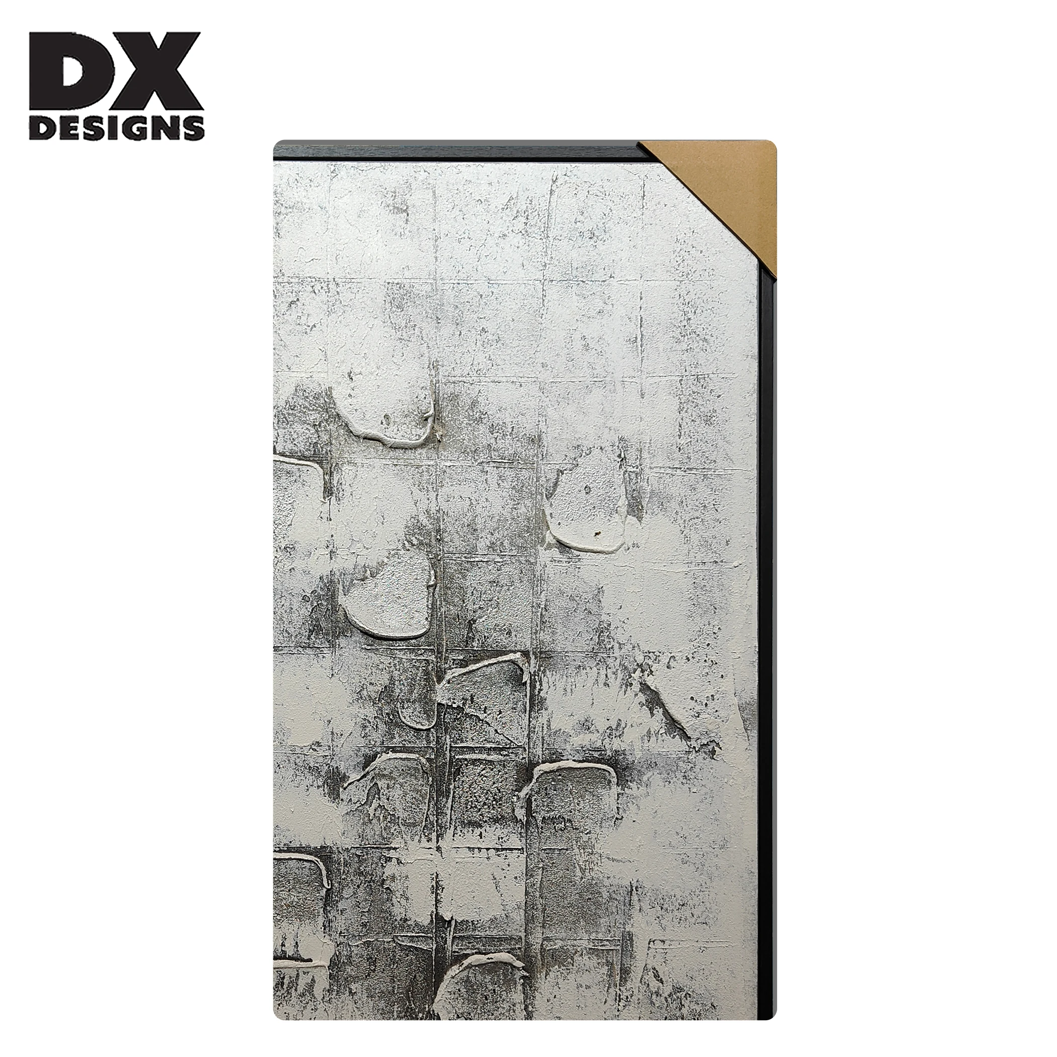 Light Luxury Living Room Vertical Hanging Painting  Pure Hand-Painted Oil Painting  Wall Art