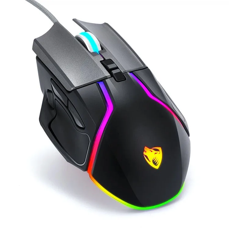 Thunder Wolf V11 professional mechanical gaming one-button pressure gun eat chicken game mouse