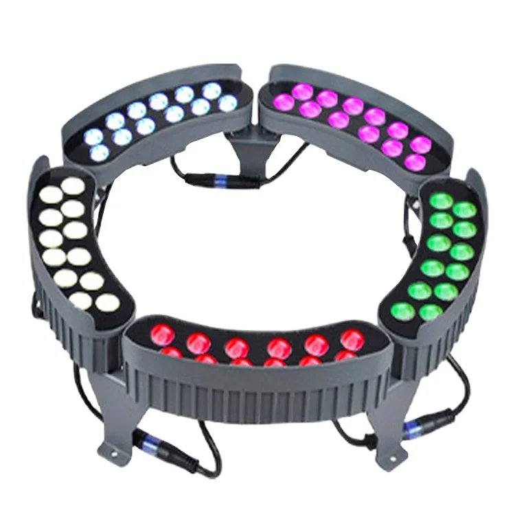 IP67 12W 36W 48E rgb colorful led hug tree light Waterproof colorful spot light Outdoor garden landscaping tree lamp ring light