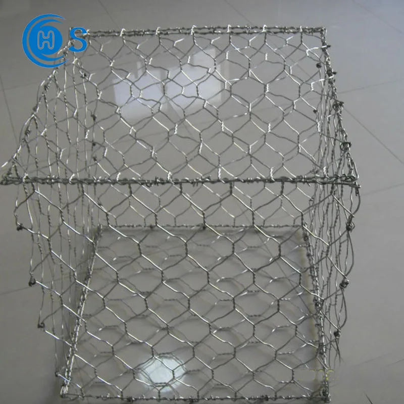 Factory manufacturing standard gabion box 2x1x1m 3x1x1m galvanized gabion basket