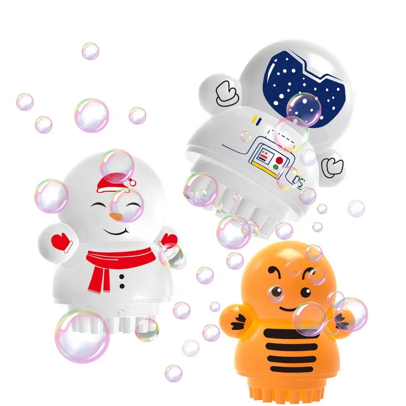 Factory Supply Tumbler Bubble Toy Wholesale Electric Bubble Gun Cartoon Style Kids Bubble Machine