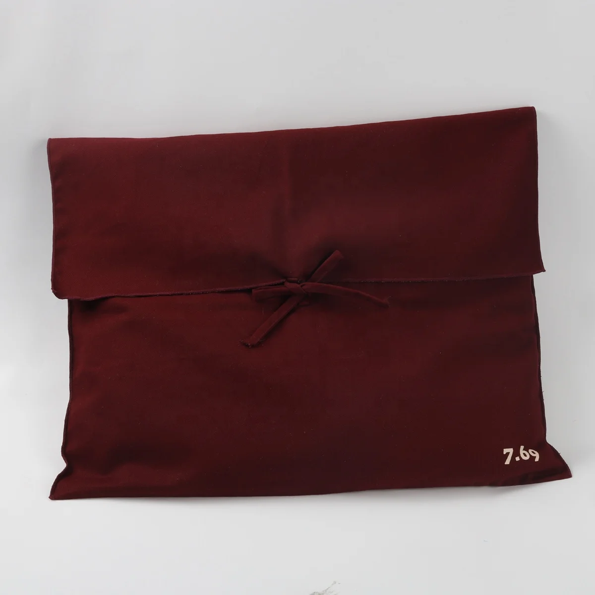 
Custom Logo Printed Cotton Envelope Underwear Pouch Large Twill Cotton Clothes Dust Packing Envelope Bag 