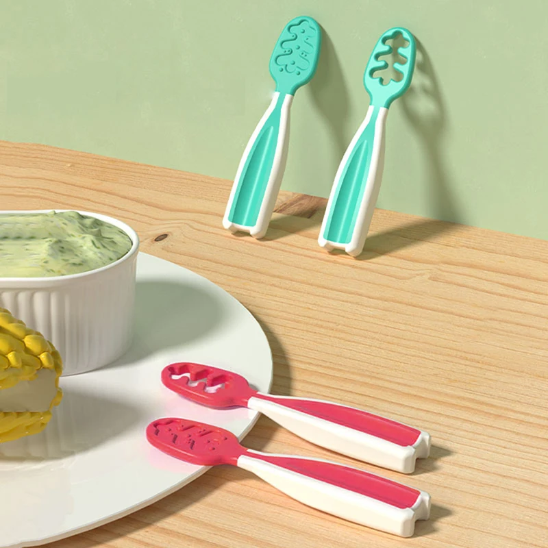 2024 Baby Spoons Set Pre-Spoon for Kids Aged 6+ Months Foodgrade Feeding Spoon With Soft Head Toddler Spoon Feeder