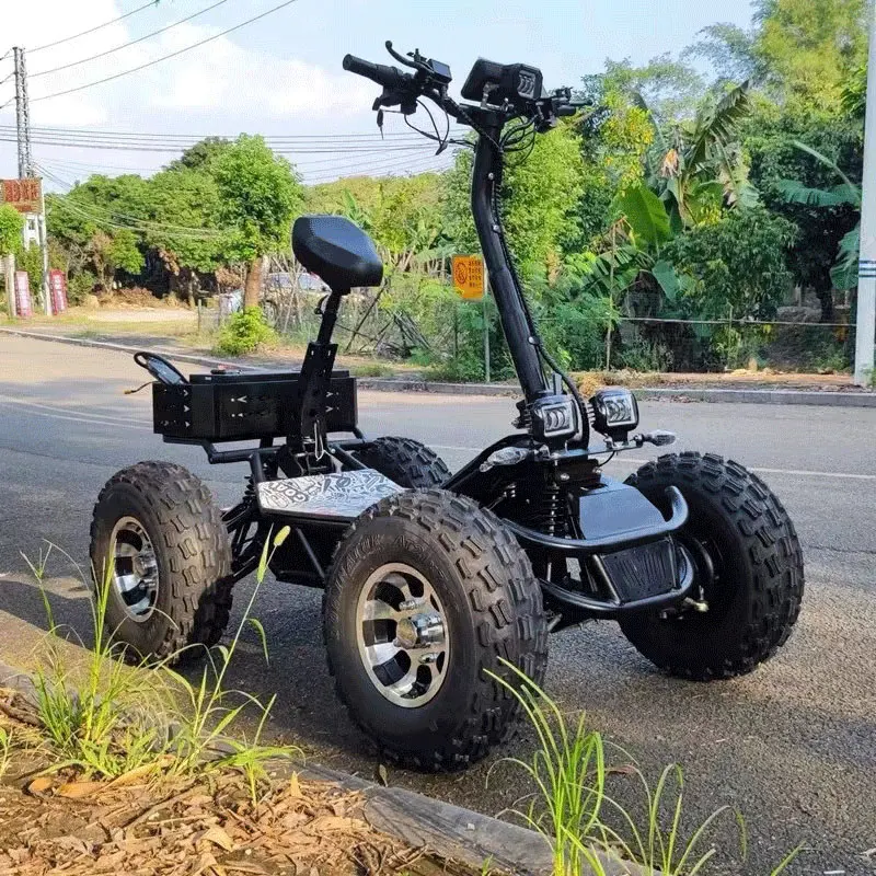 Electric 10kw Drive Winch 72v 6000w 5000w 4 Wheel Quad Atv  4-wheel Scooter Kit for Adult