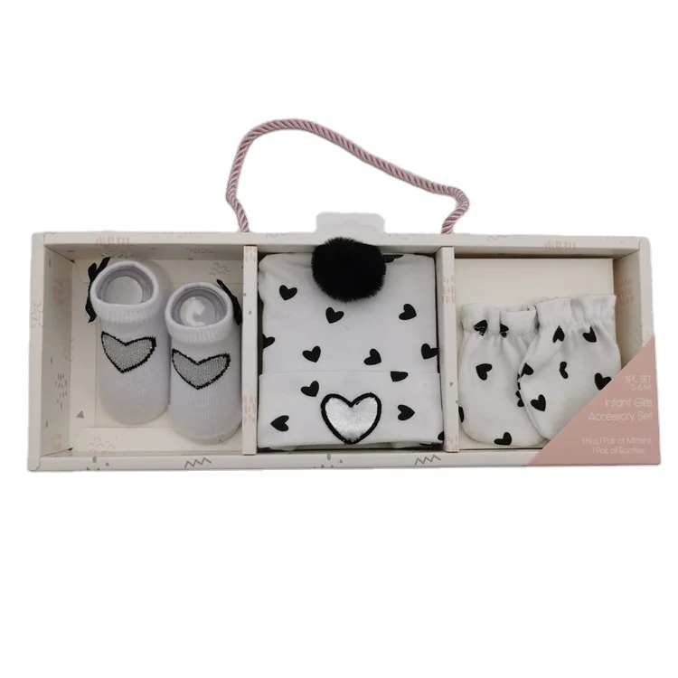 
Mittens And Socks Gift Set Baby Hat And Mittens Newborn Hat Baby 