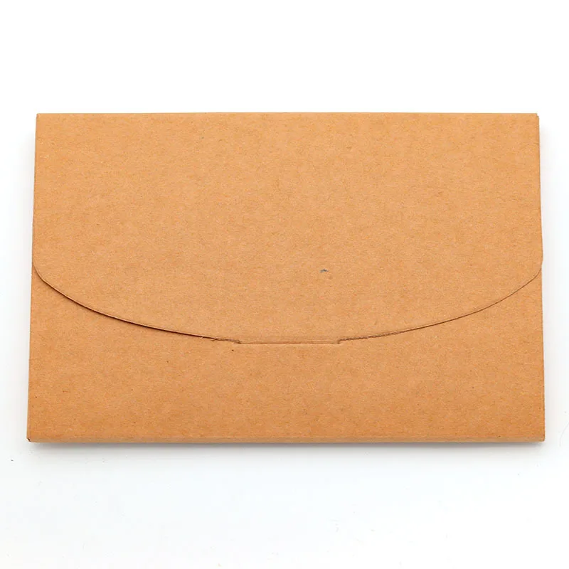 16*10.5cm recycle brown open window poster card photo packing envelope