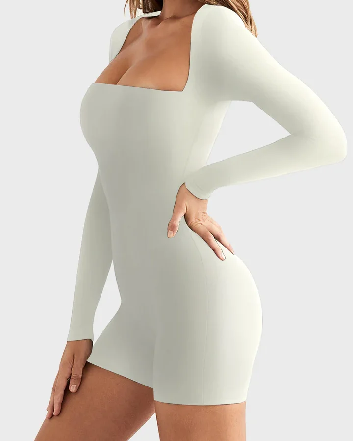 Wholesale Customized Sexy Bodysuit Gym Short Sleeves Sport Outfit Woman Fitness Wear Romper Yoga Bodysuit Jumpsuit Tummy Control