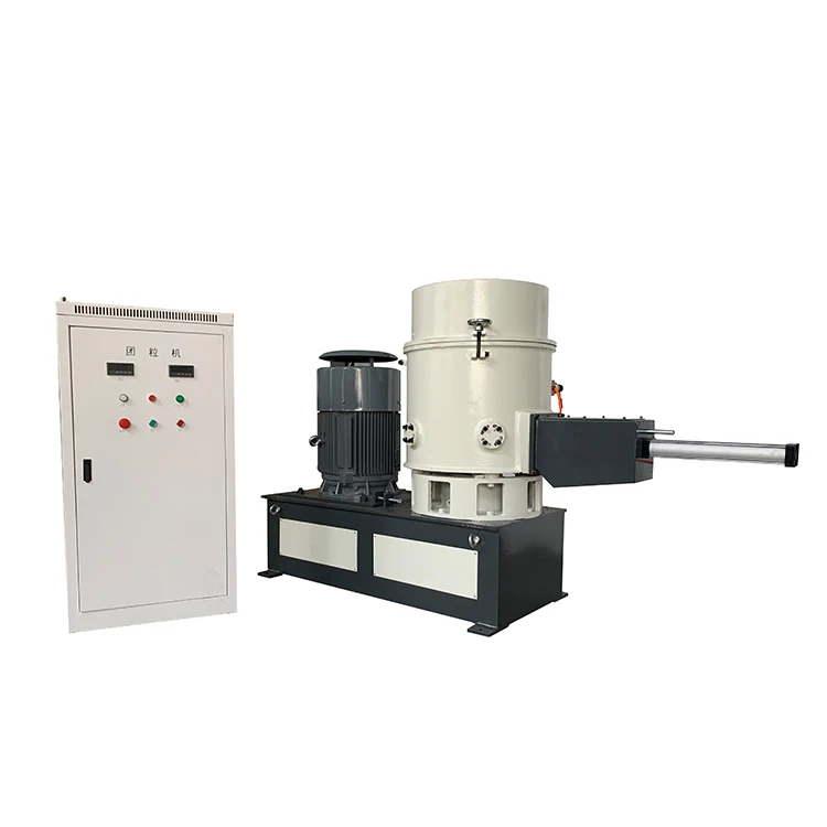 China Factory Price Pellets Making Machine Plastic Agglomerator For Pp Pe Film