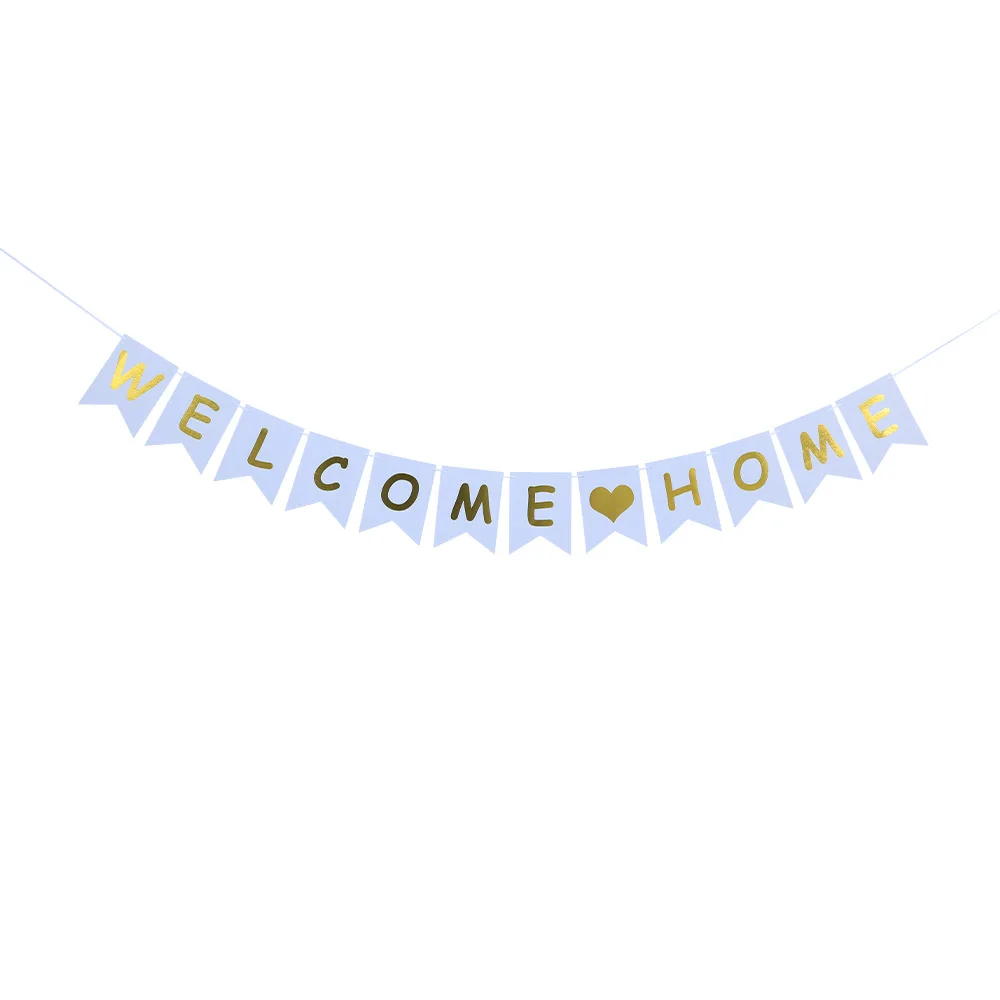 Welcome Home Banner Welcome Back Party Decorations Black Glitter Home Party Sign Decorations Banner for Military Army