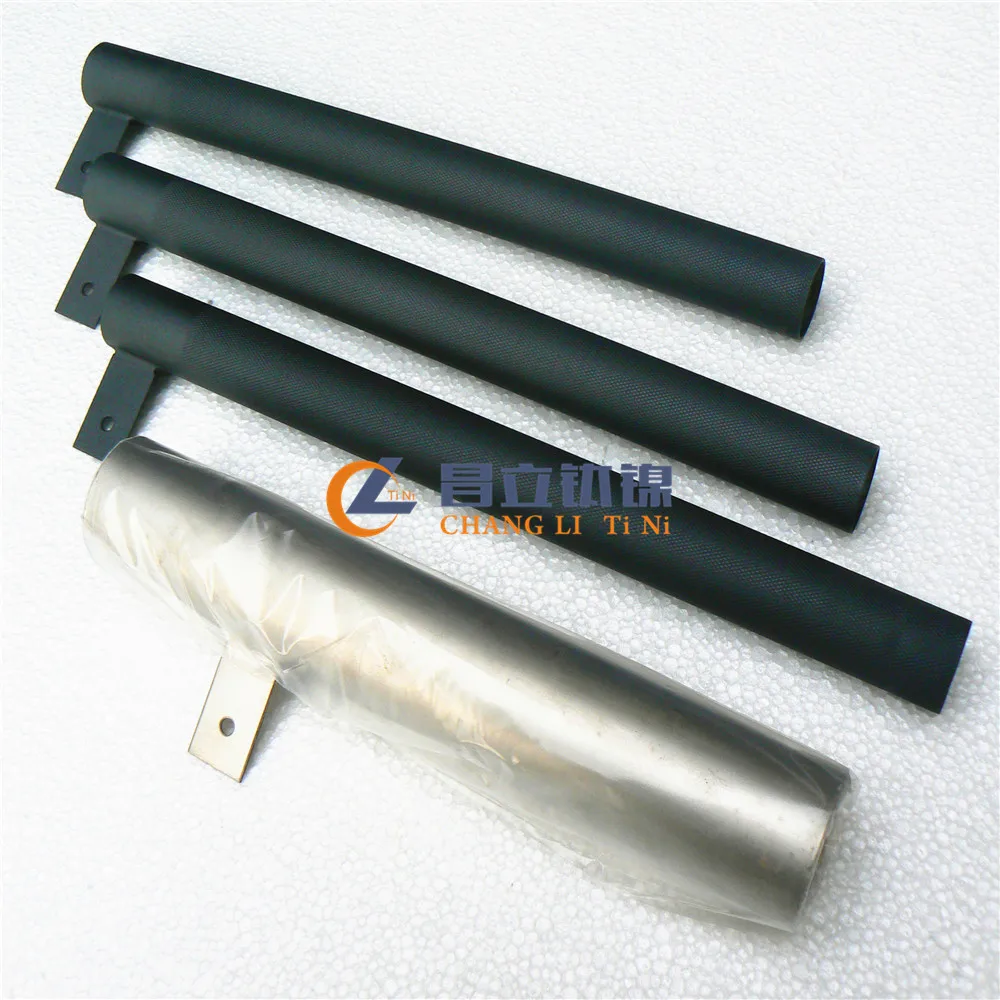 ru-ir titanium tube anode for chlorine generator