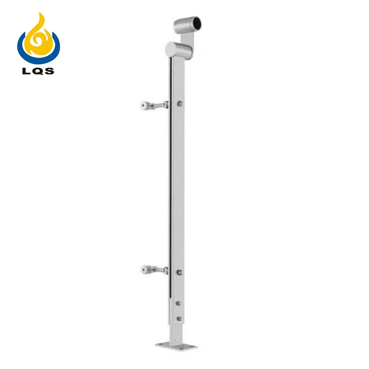 High Quality Balustrade Railing Parts Indoor Stair Railings Stainless Handrail Post For Glass Balcony Railing