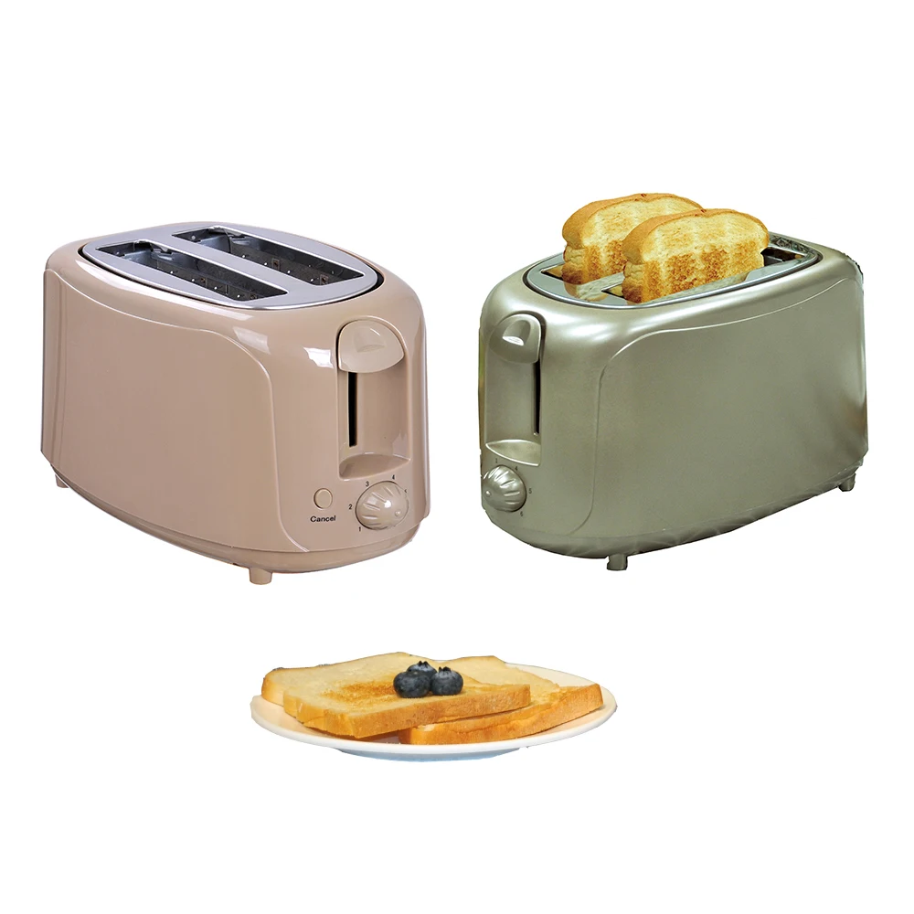 Customized small home appliance electric 2 slice toaster and kettle set plastic white colour and gold for household