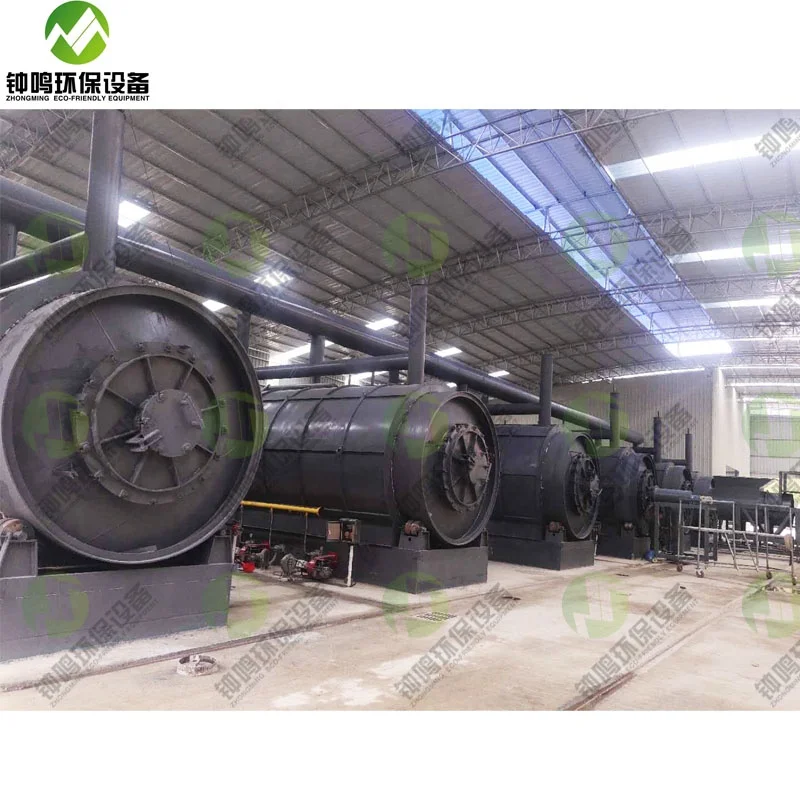 Pyrolysis Machine Semi-automatic Tire Waste Recycling to Oil Machine With CE Certificate