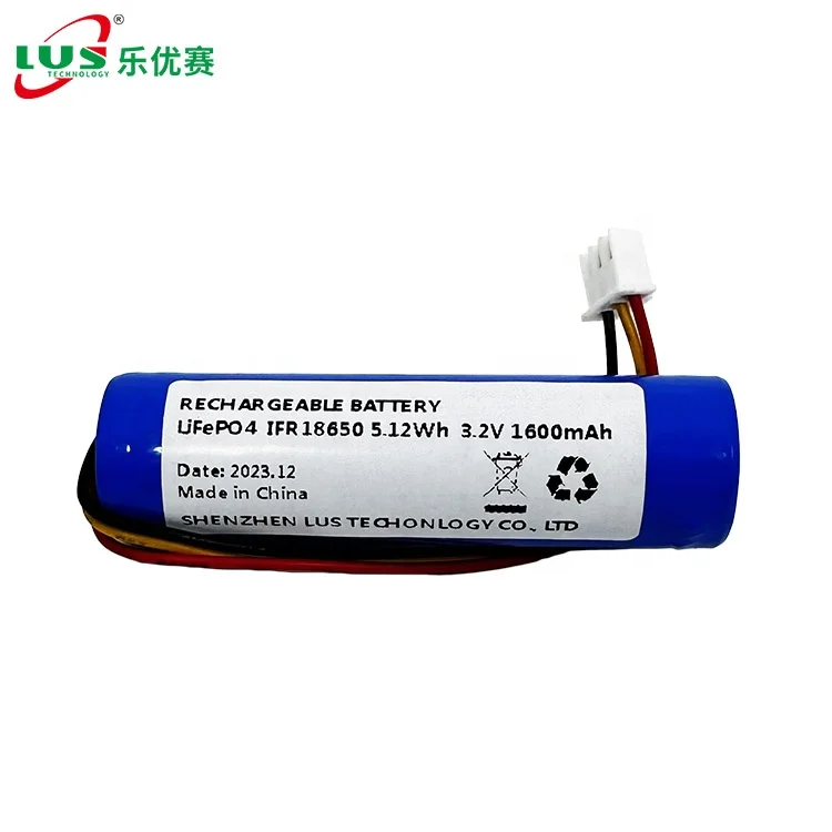 IFR18650 Battery LiFePO4 3.2V 1600mAh Rechargeable Lithium-Ion battery pack OEM Lithium-Iron-Phosphate battery 1.6Ah