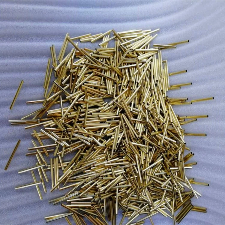 Thin-walled brass tube H59 H65 high quality capillary brass tube cutting copper tubules of various specifications