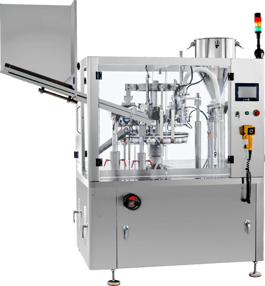 Automatic Al Aluminum/Plastic Soft Tube Filling and Sealing Machine Lotion Cosmetic Hand Cream Glue Closing Filler