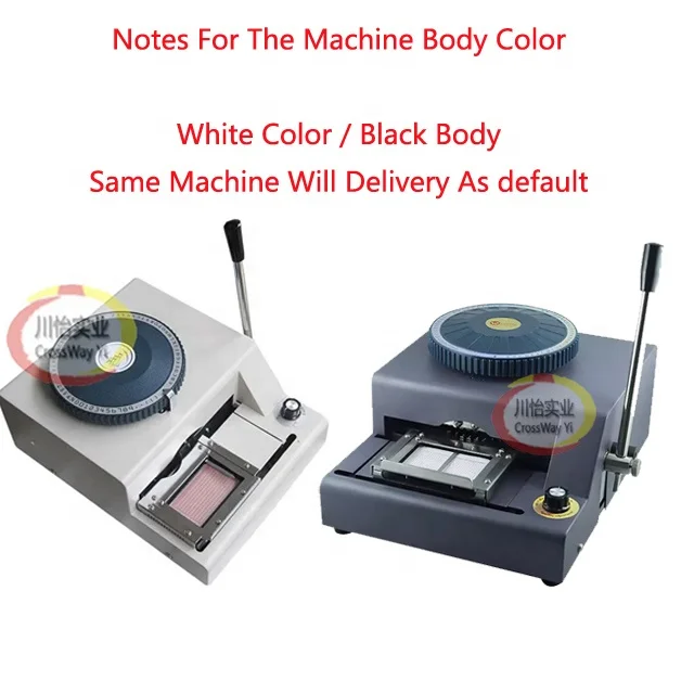 PVC Card Embossing Machine Indenter Embosser For ID Card Vip Card