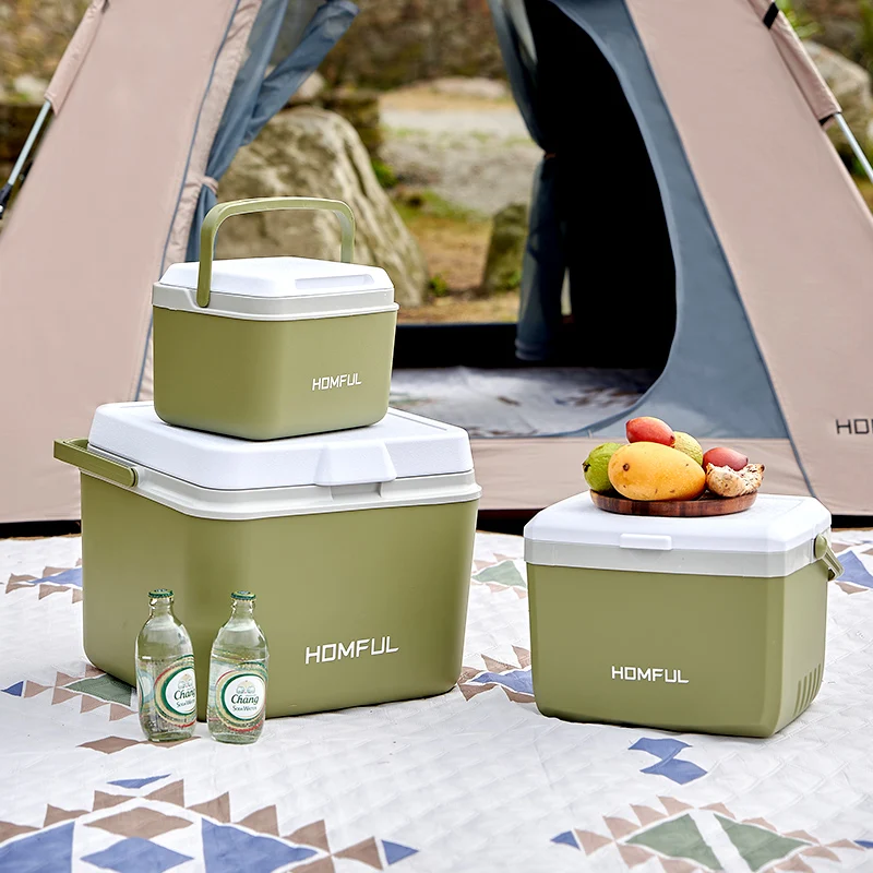HOMFUL New Arrival Popular Luxury Food Grade ESP Foam Outdoor Camping 13L Beer Cooler Box