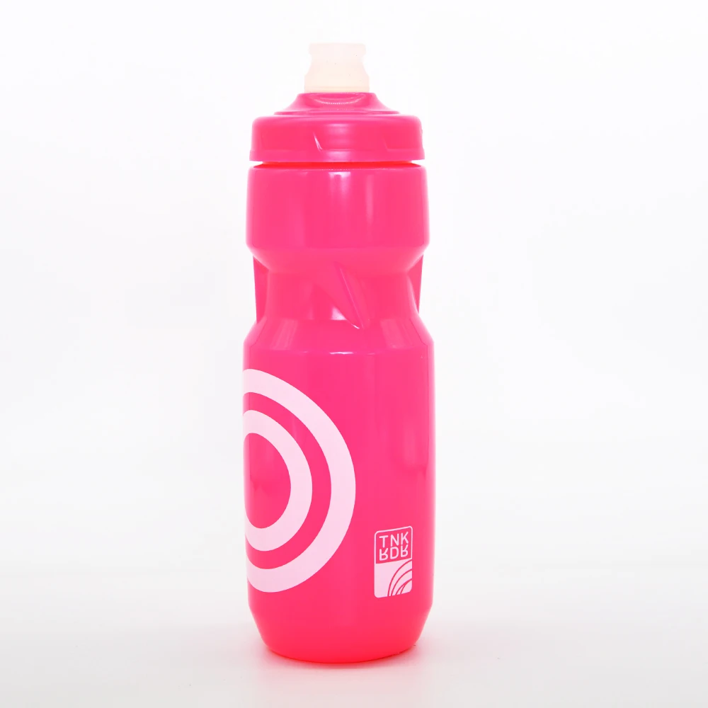 
ThinkRider Plastic Logo Customized 610/710ml Bicycle Kettle BPA customize Bike sport water bottle 