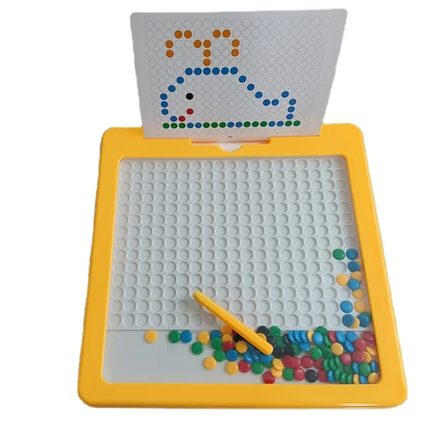 2023 новый популярный дизайн Magpad Dot обучающие игрушки для рисования и обучение рисованию Красочные Магнитные бусины доска карточка может стоять