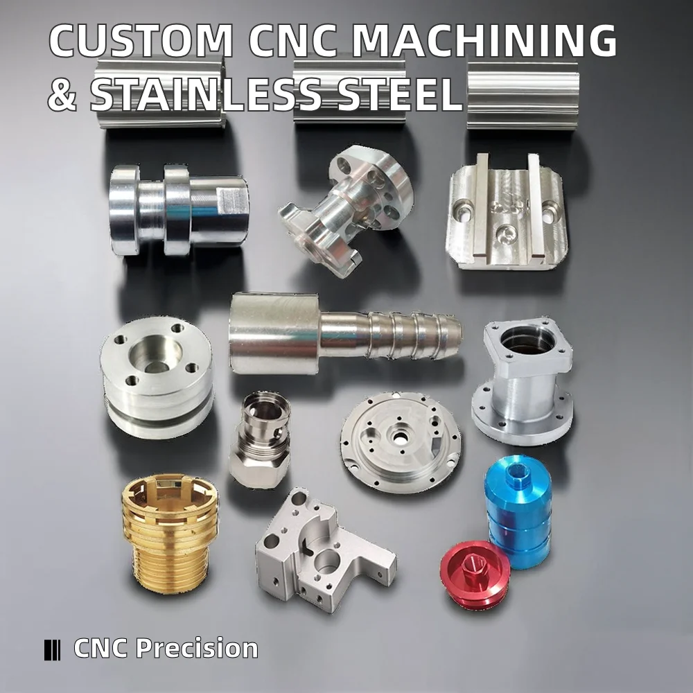 Hot Selling Custom CNC Machining Metal Parts Large Stainless Steel 304 & Aluminum Wheel Scrap Rapid Prototyping Plastic Material
