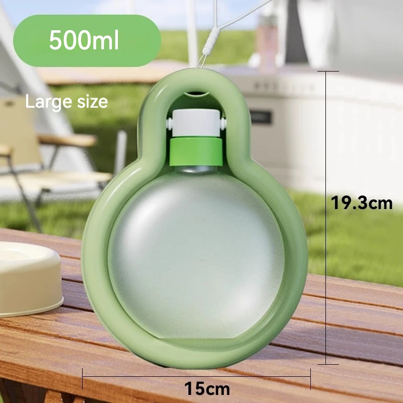 Pet Outdoor Drinking Bowl Portable  Polypropylene Resin Collapsible Water Bottle for Dogs