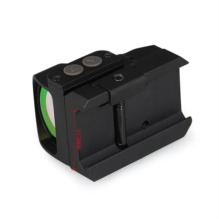 2024 New Model Tactical 1x22 Red Dot Sight Fit 21.2mm Base 2-0135 Optical Red Dot