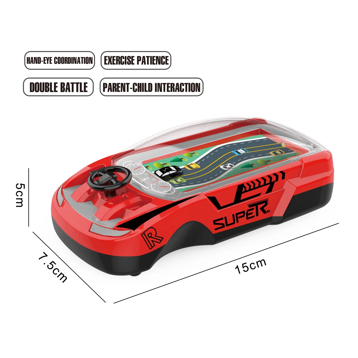 Tego 2023 New Mini Racing car Game Interactive Matchmaking Game Electric Simulation Car Adventure Car Toy