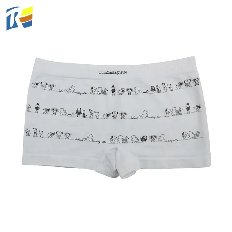 Underwear manufacturer OEM Custom Children Kid Underwear Cute Printed Girls Boxer Briefs