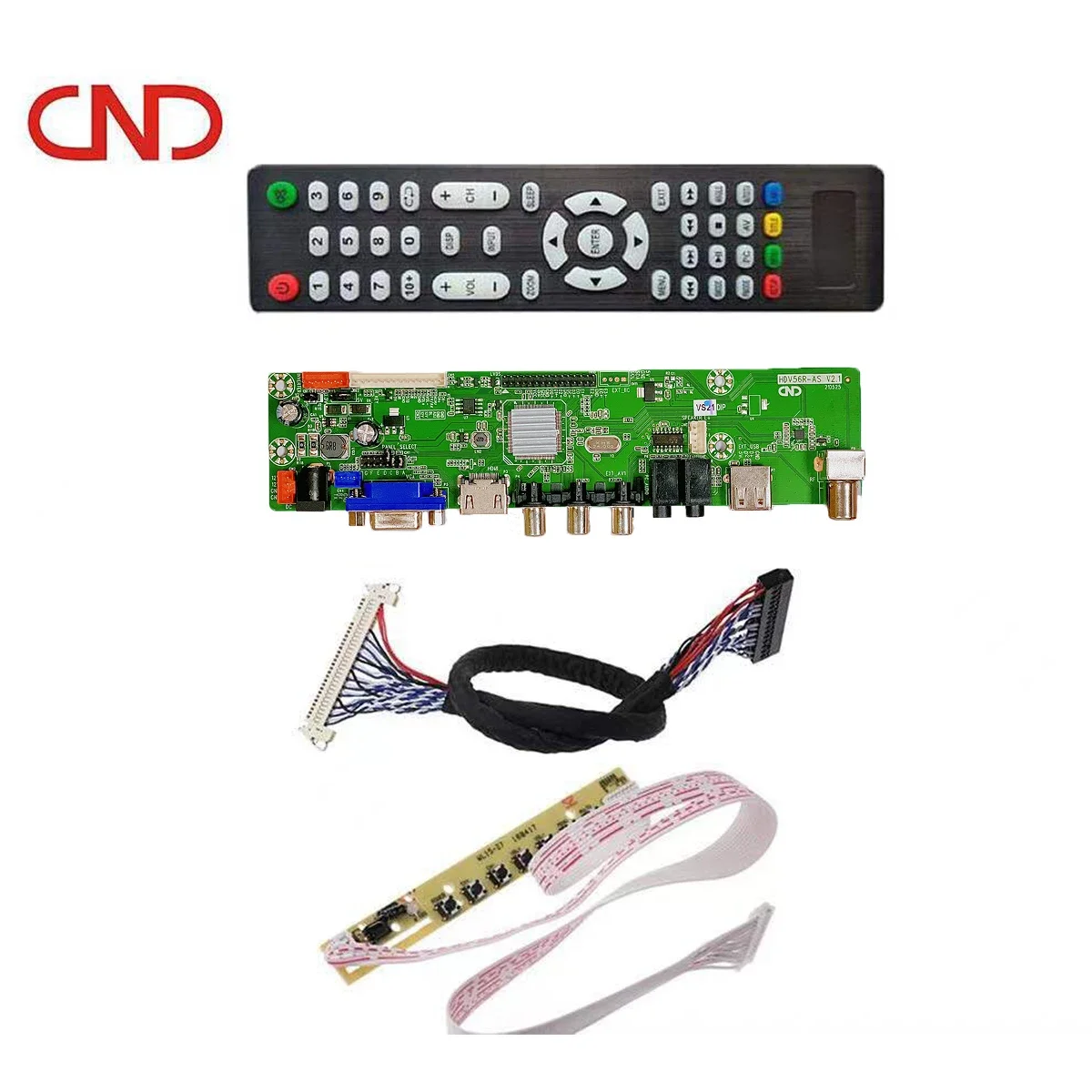 Good quality and Cheap Universal TV Mainboard HDV56R-AS  TV board LCD TV Controller Driver Board