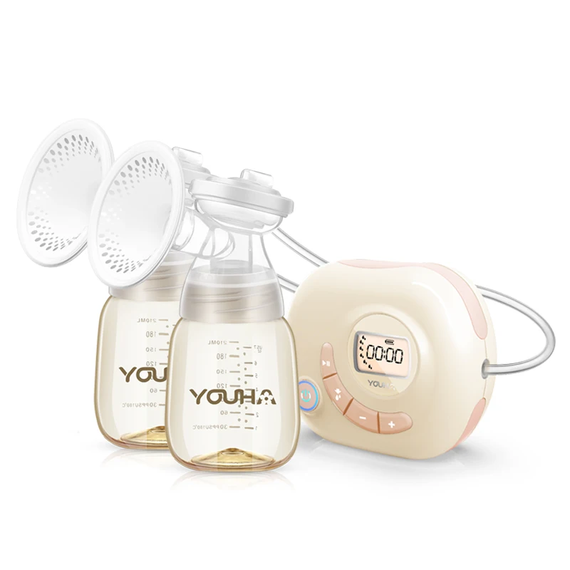 wholesale variable flow Dual Breastfeeding Milk Machine double electric breast pump
