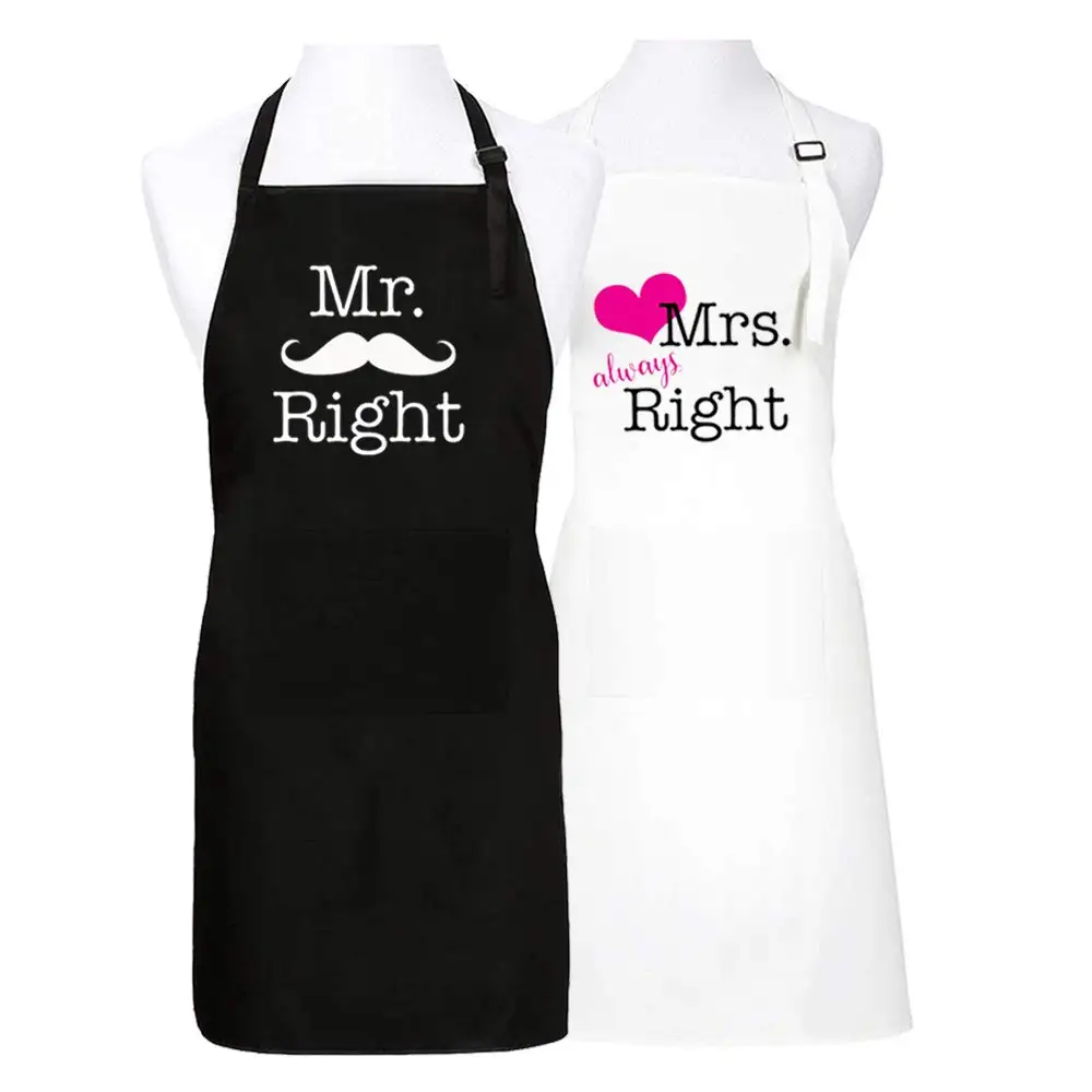 Wholesale Custom Logo Women Aprons For Cooking Modern Waterproof Adult Cooking Chef Kitchen Aprons