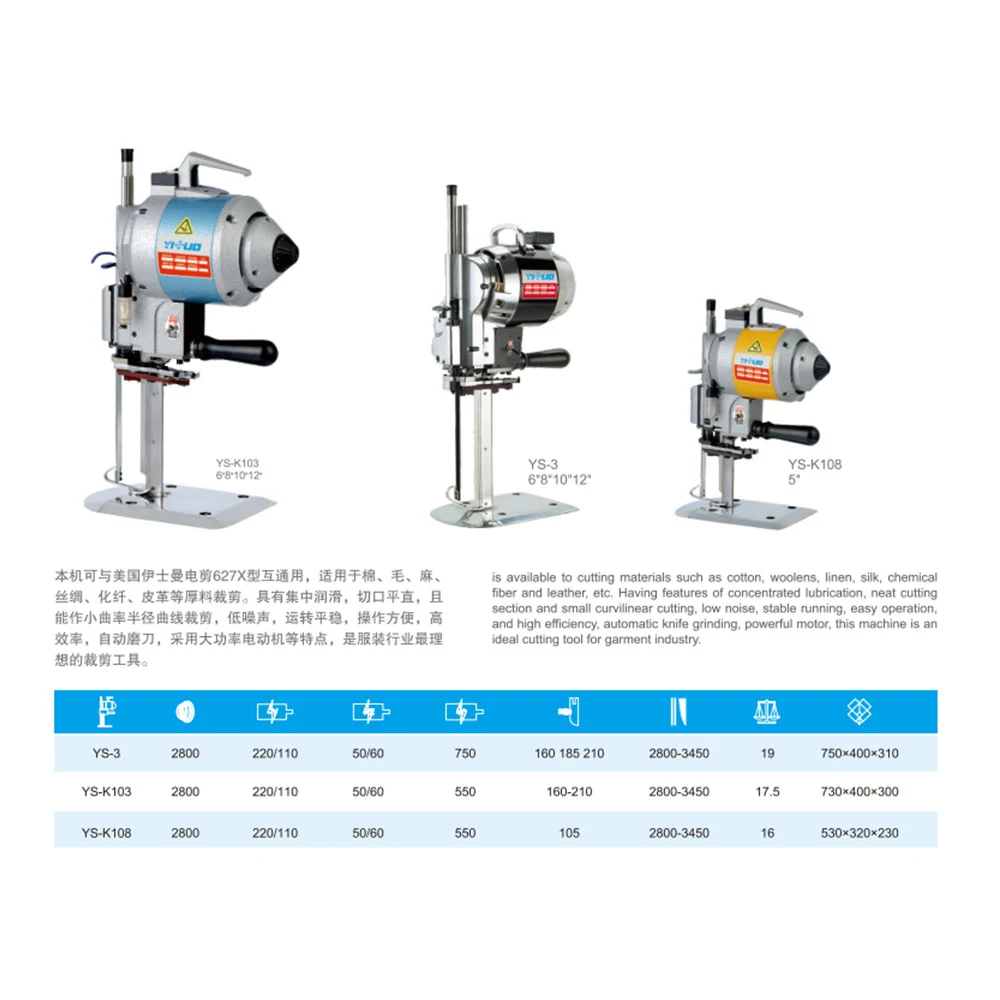 YS-108 Automatic sharpening and cutting sewing machine