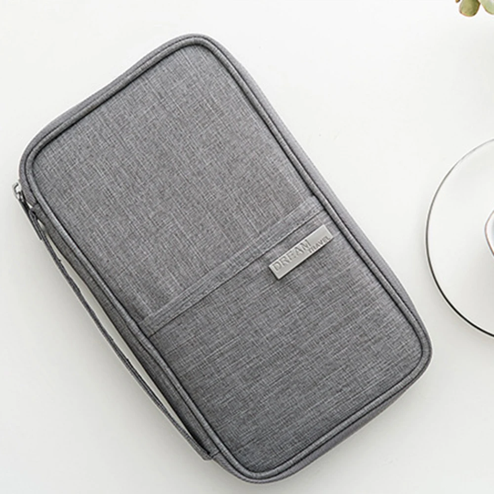 Large Capacity waterproof passports bag for travelling multi-function travel passport card travel bag sling bag