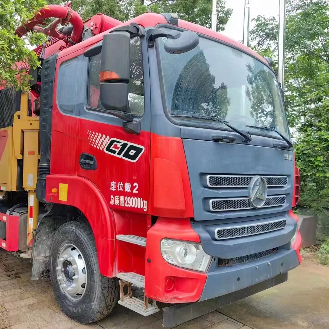 21 Years Sany Homemade 43 Meter Used Concrete Pump Truck 38 Meter Horizontal Conveying Distance 500 Hour Working Time