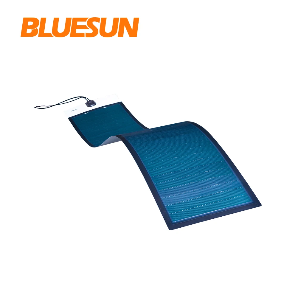 100w 110w 120w 130w 200w thin film amorphous solar panel cigs flexible aluminum frameless solar loof panel