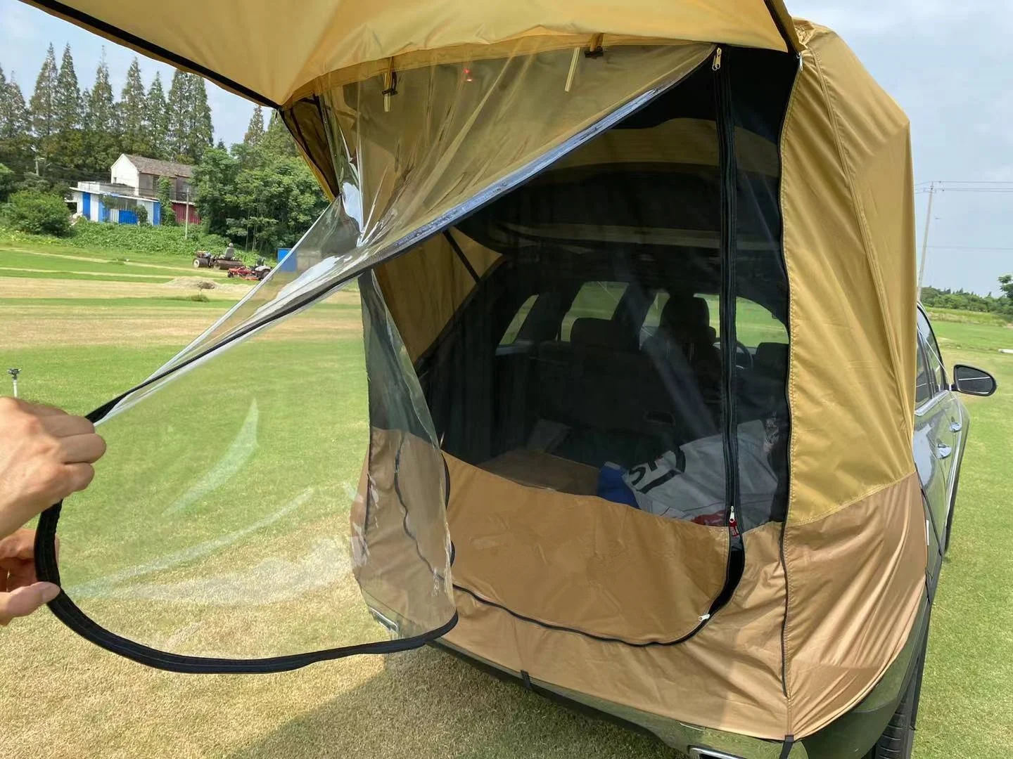 Glamping SUV Car Awning Rear Tent Tail Shade for Travelling and Camping