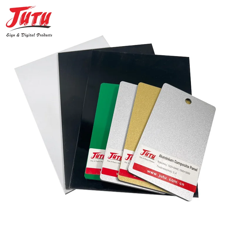 JUTU Factory 3mm 4mm Alcobond Aluminum Composite Panel Decorative Wall Panel ACM ACP Sheet