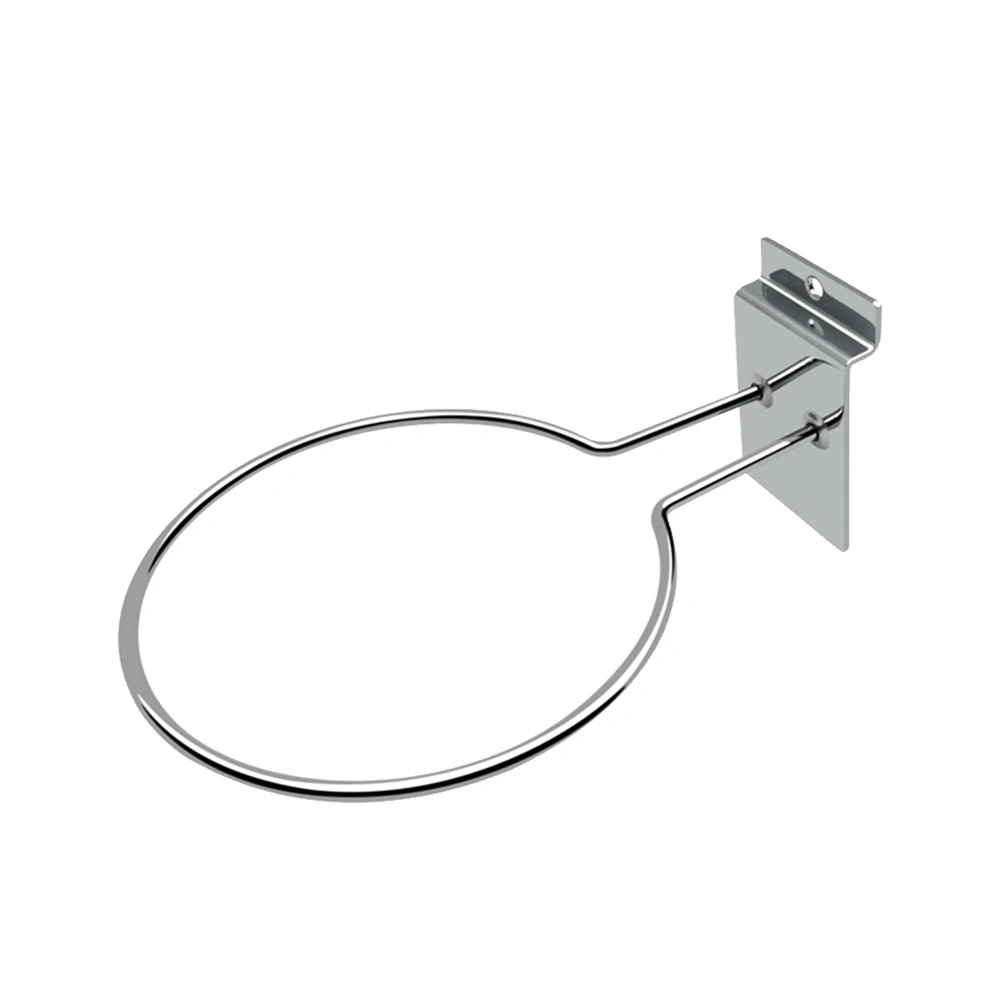 wholesale wire ball display hooks for metal product display stand supermarket round shelf hook ball holder iron steel wall