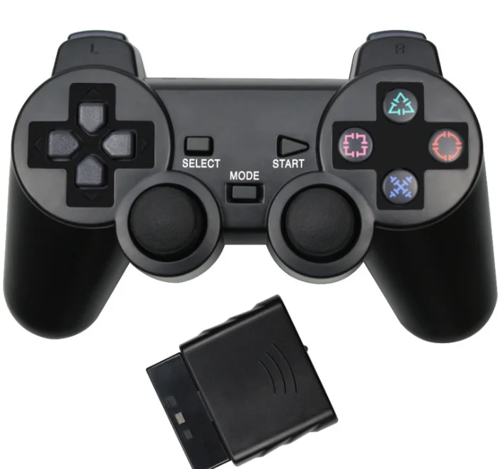 Wireless PS2  Game Controller Handle Snow Key  for European and American Market