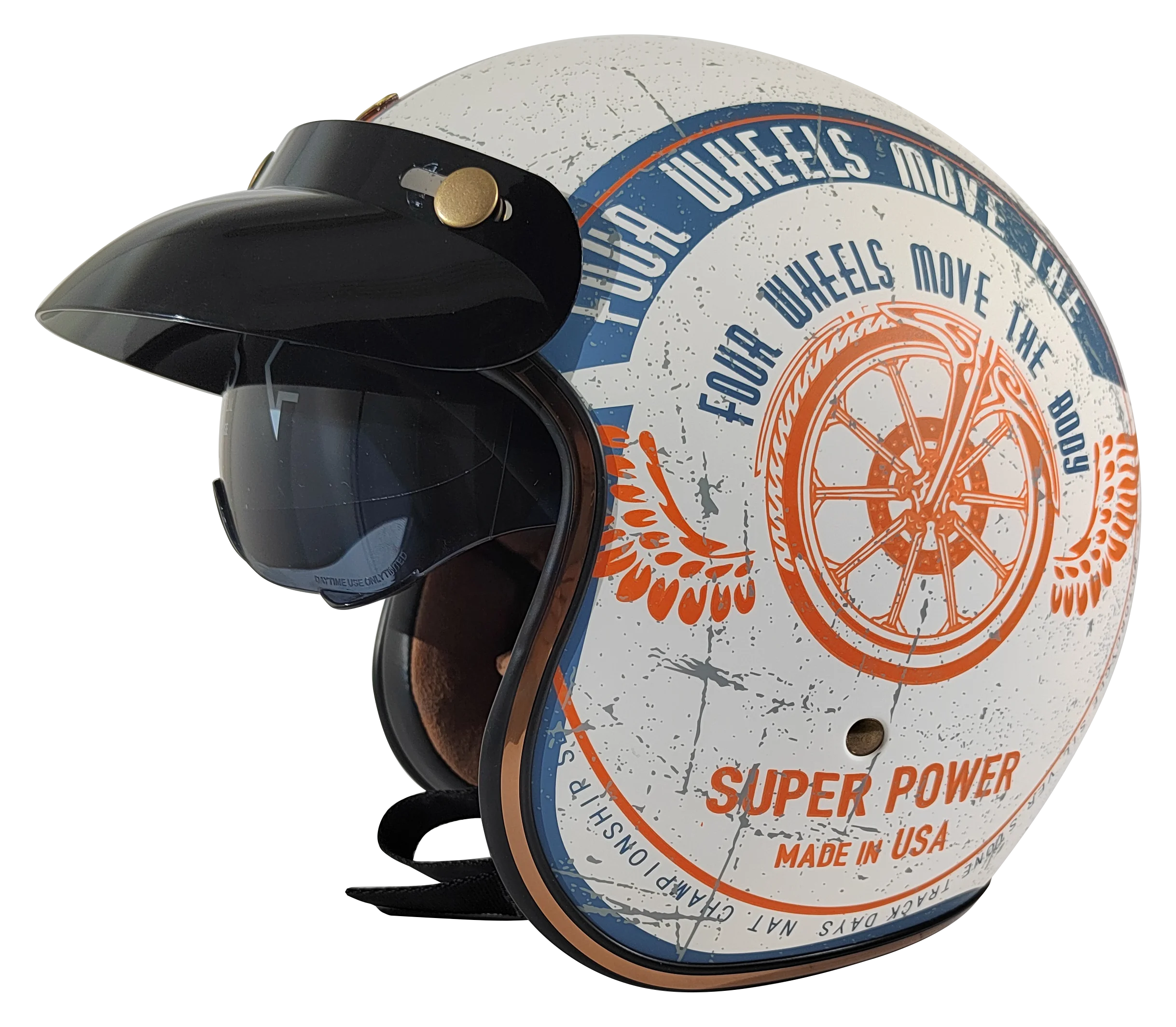 Индивидуальный Дизайн Классические женские очки защиты винтажный мотоциклетный шлем