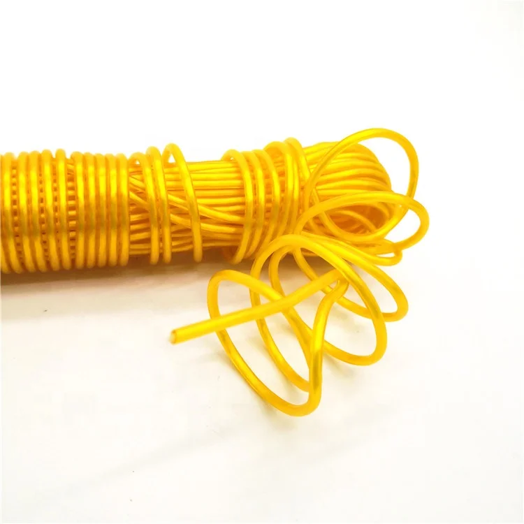 Wholesaling price PVC Clothesline 10m in hank various colors