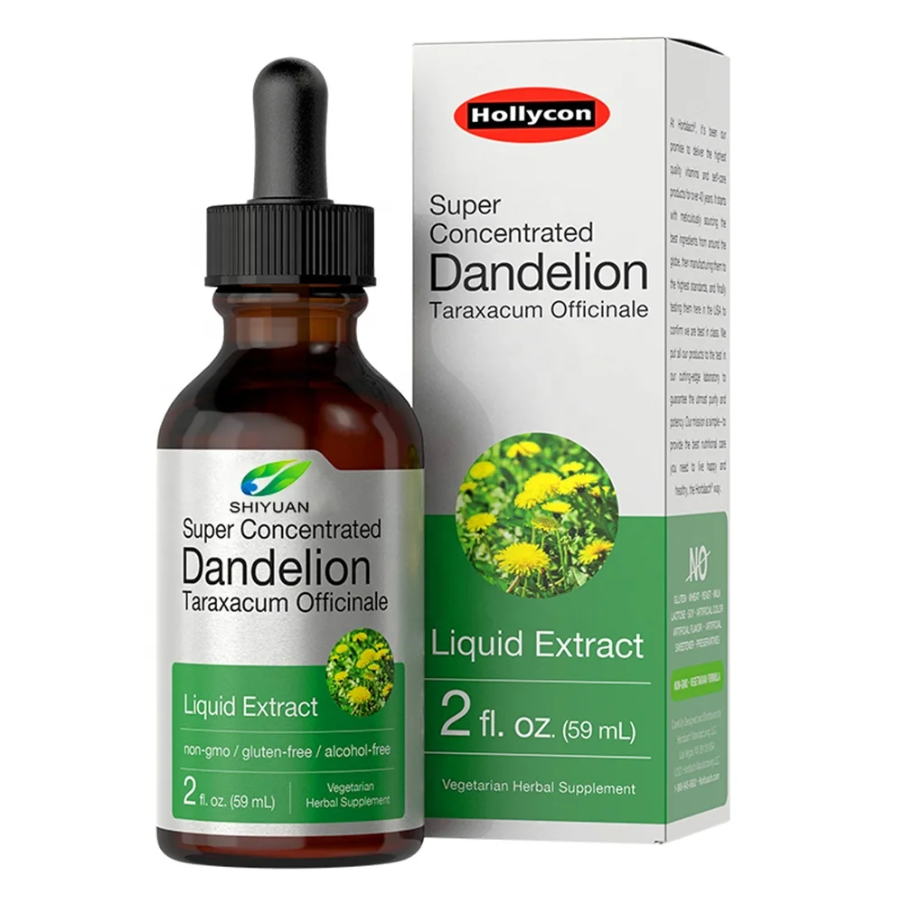 OEM Factory Custom Private Formula Private Label Dandelion Supplement Nutritional Tincture Oral Liquid Beverage Herbal extract