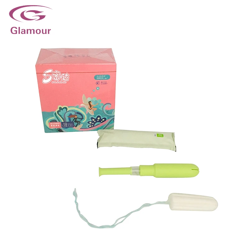 Vaginal Leak Proof Applicator Soft Herbal Feminine Hygienic Tampons