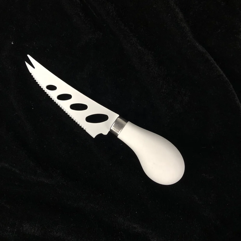 Hight quality kitchen restaurant 4pcs stainless steel nonsitck coating PP  handle cheese knife cutter set
