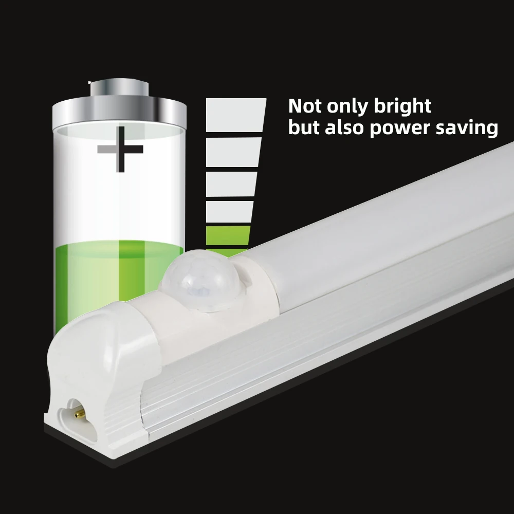 Scoden Warehouse High Power 22W-60W LED Induction Lamp Tube T8 PC 4ft Integrated Batten Light Approved Hotels Linkable Option