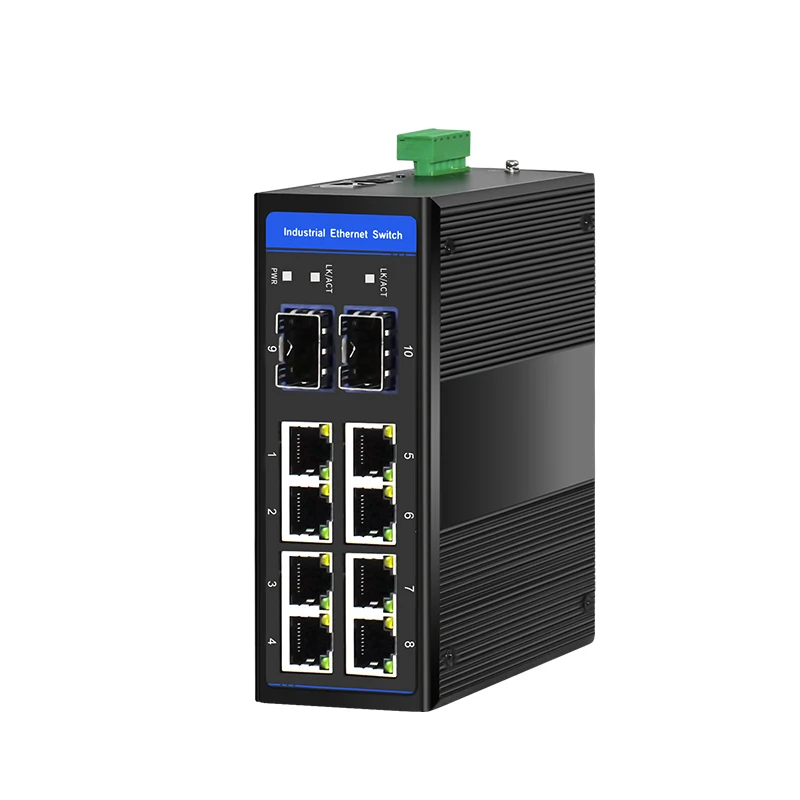 Промышленный POE коммутатор Sailsky SY3408M с 8 портами Gigabit и быстрым